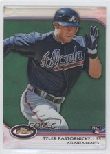2012 Topps Finest Green Refractor 86/199 Tyler Pastornicky #52 0k4