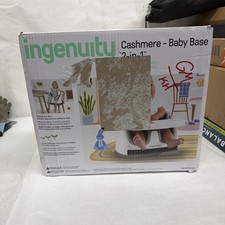 Ingenuity Baby Base 2-in-1 Booster Feeding and Floor Seat with Self-Storing Tray