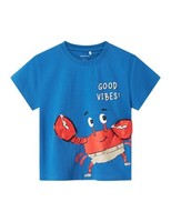 Jungen T-Shirt Name It Nmmfish Nreg Ss, Star Sapphire, GrößE 104 Eu