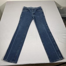 Wrangler Jeans Men 32x36 Blue Premium Performance 36 Slim Fit Denim Pants Cowboy