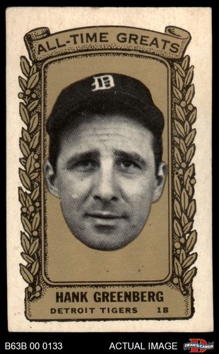 Hank Greenberg #19 1963 Bazooka All Time Greats card