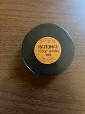 National Hockey League Puck NHL old Game Used Puck Made in Canada Viceroy