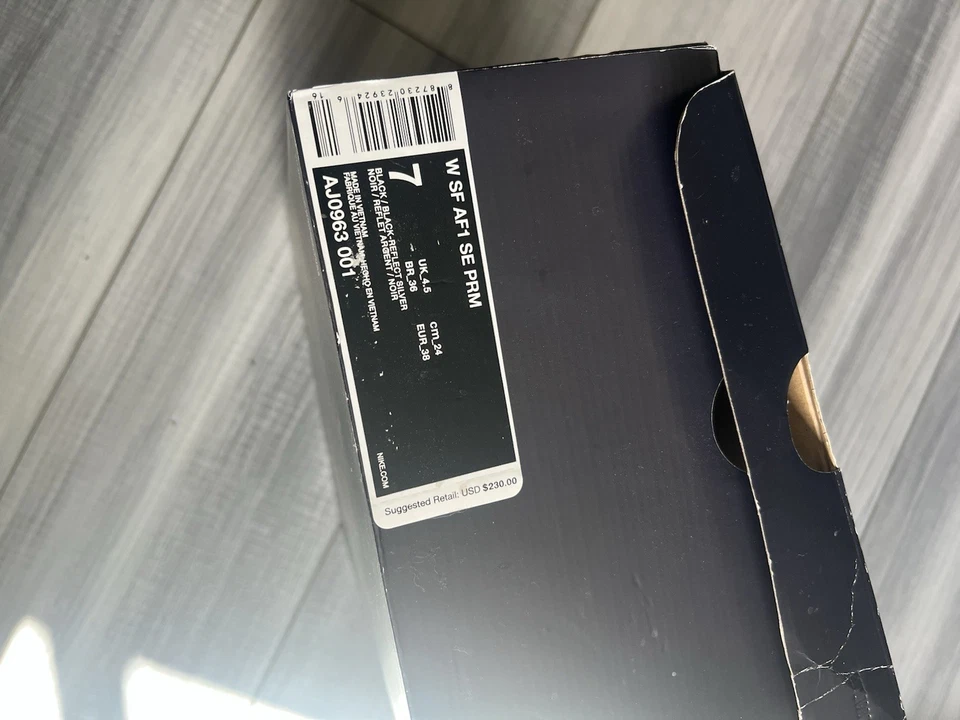 Nike SF Air Force 1 SE PRM Mujer’s Talla 7 Rosa Rubí Foto 4 de 4