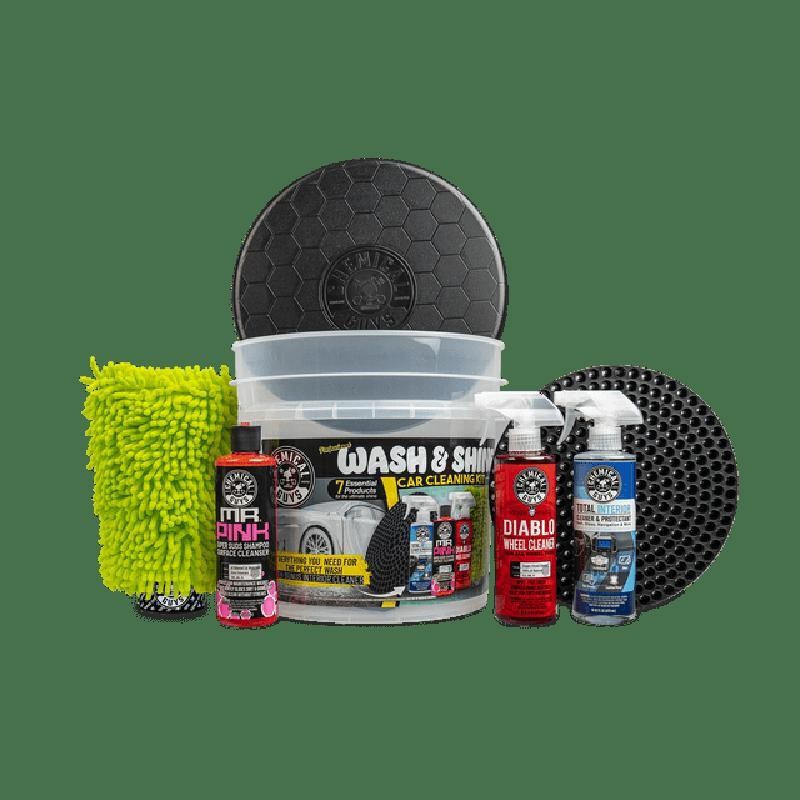 Car Wash Shine Kit 7 Essential Products Clean Protect Interior Exterior New