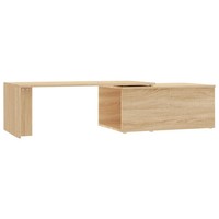 Tinkaro Couchtisch Sonoma-Eiche 150×50×35 Cm Spanplatte