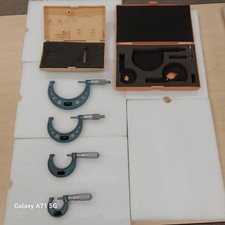 Mitutoyo 0-4" Inches Micrometer Set. Made In Japan. Used One Fully Functional...
