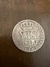 Spain 4 Reales 1812 Joseph Napoleon Silver Coin Madrid Mint