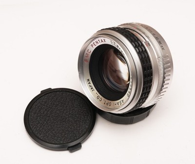 Custom Silver refinished/CLAed!  Asahi Pentax SMC Pentax-K 55mm f/1.8 Prime Lens