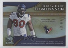 2009 Upper Deck Icons Decade of Dominance Gold 69/130 Mario Williams #DD-MW z6b
