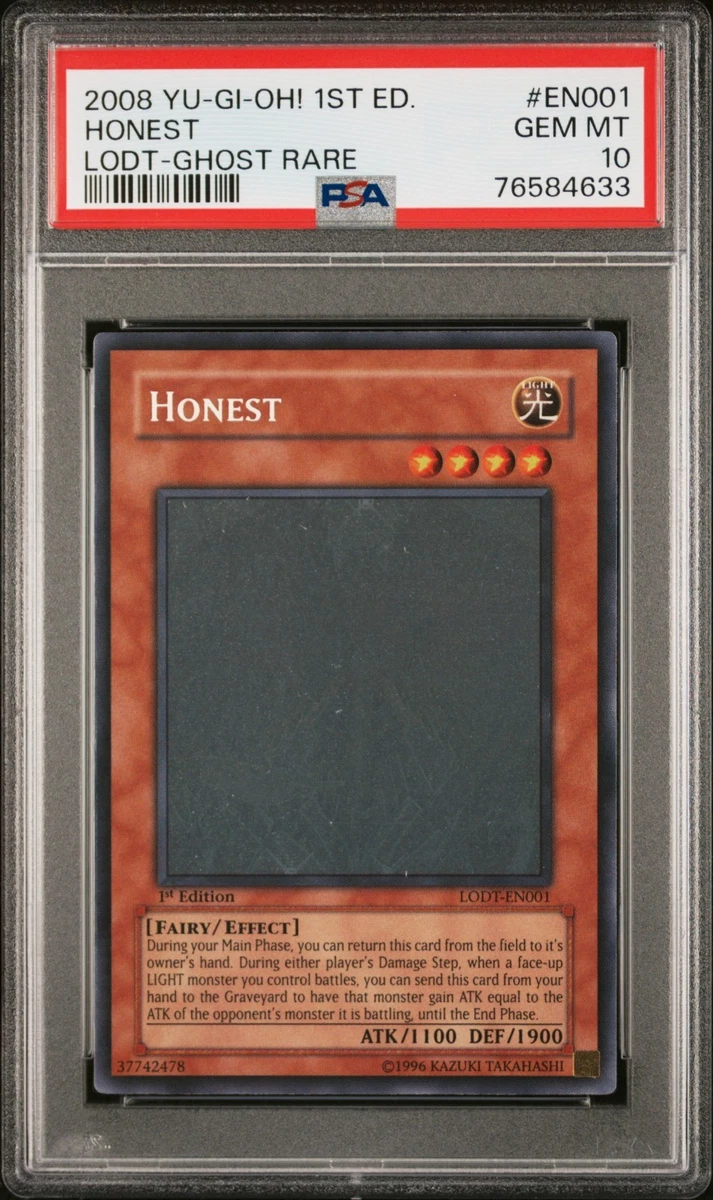 Yu-Gi-Oh! TCG Honest Ghost Rare Individual Collectible Card Game