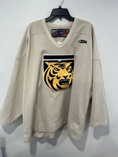 Colorado College Tigers Game Used Worn Tan Practice Jersey
