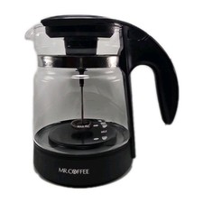 Mr. Coffee Cafe Latte Maker BVMC-EL1 Replacement Carafe w Lid & Whisk Assembly