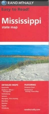 State Map of Mississippi State, Easy To Read!, by Rand McNally 