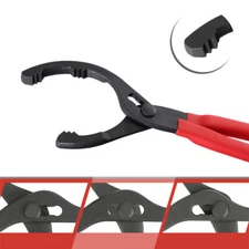 WORKPRO Adjustable Oil Filter Plier Wrench 12" BENT Head Oil Filter Removal Tool