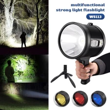 90000000LM Searchlight Spotlight Hand Torch Work USB Rechargeable LED Light Lamp