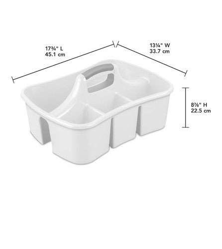 Sterilite Divided Ultra Caddy 17.75 L x 13.25 D x 8.8 H in. New! - Picture 15 of 24
