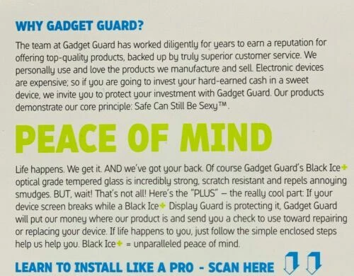 20 pk Gadget Guard Black Ice+ Tempered Glass Apple iPhone 11 Pro Max Xs Max 6.5" - Image 2 of 2