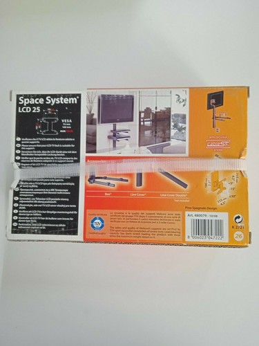 Supporto TV tipo muro modello SPACE SYSTEM LCD 25 marca MELICONI - Foto 2 di 2