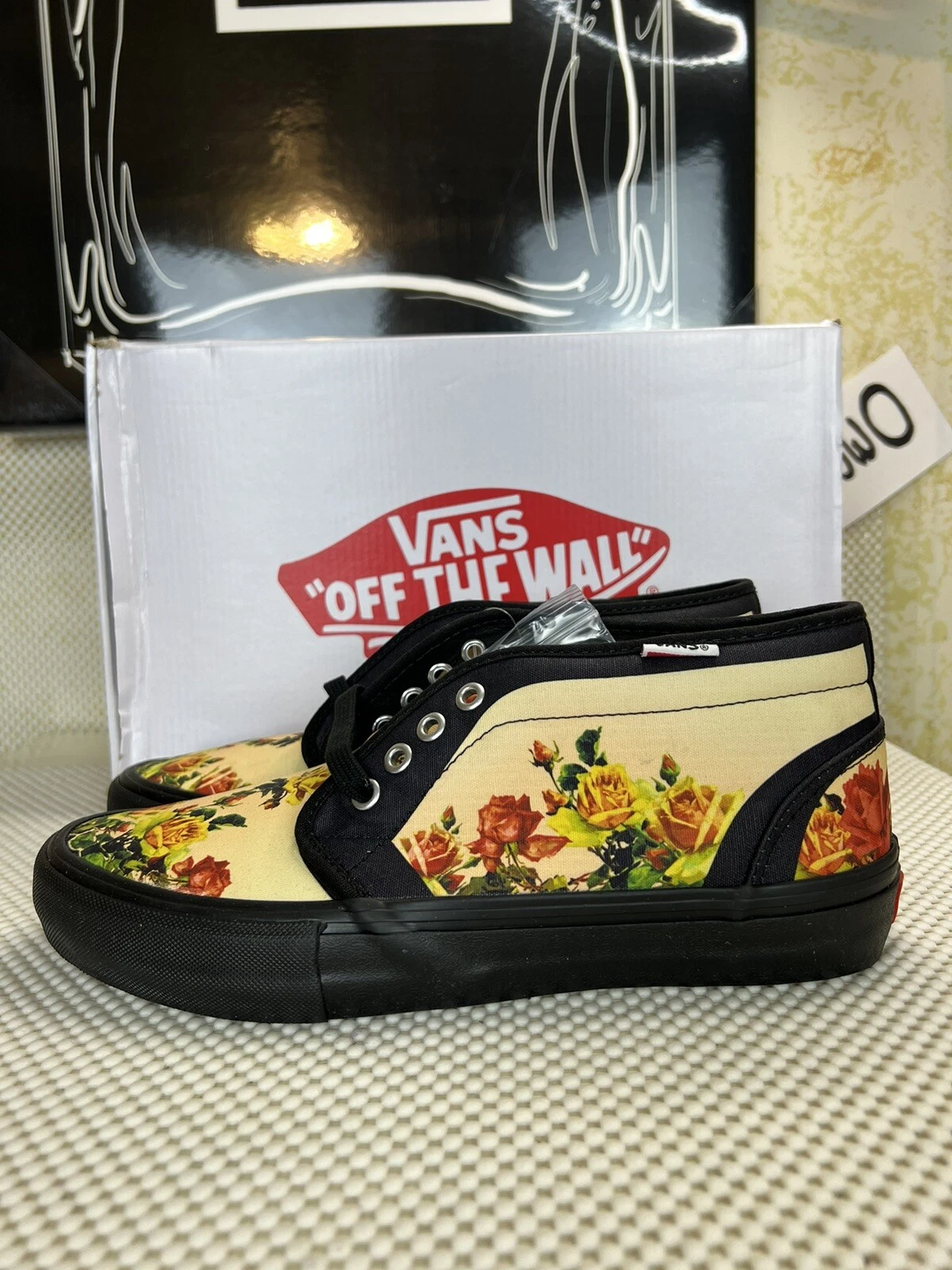 Vans Chukka x Supreme x Jean Paul Gaultier Peach Floral VN0A49G2 Men’s Size 8.5