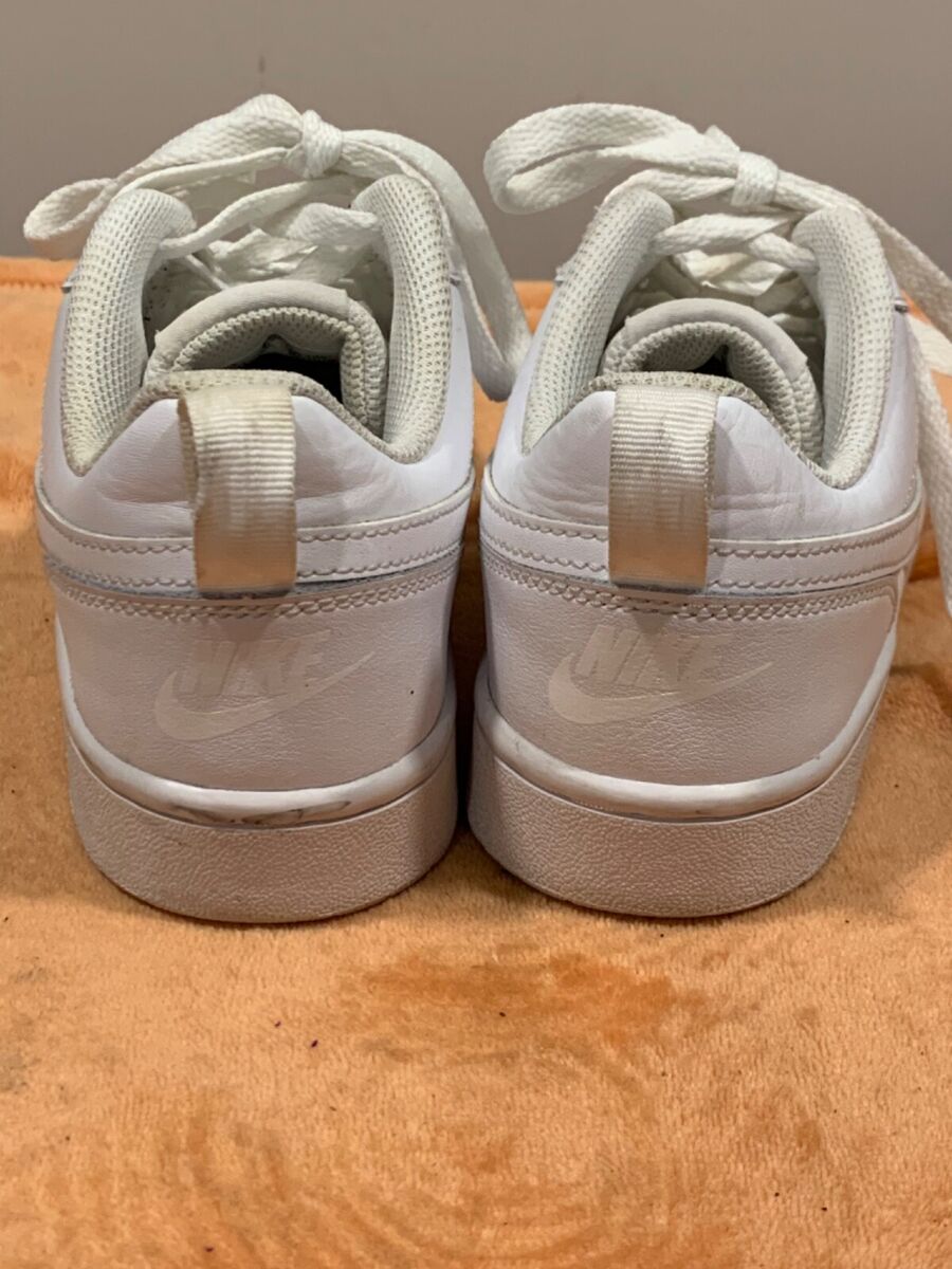 Nike Court Borough 2 Sneakers BQ5448-100 White Youth Size 6Y Nike Court Borough 2 Sneakers BQ5448-100 White Youth Size 6Y