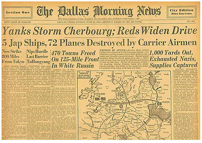  Battle of Normandy Yanks Storm CHERBOURG JUNE 25 1944 2001206S B10