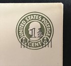 SCOTT# U515 ENTIRE GREEN/AMBER $70 CAT — photo 1