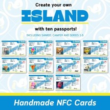 Animal Crossing Cards -   CHOOSE ANY 10 VILLAGERS   - Custom Made NFC Cards