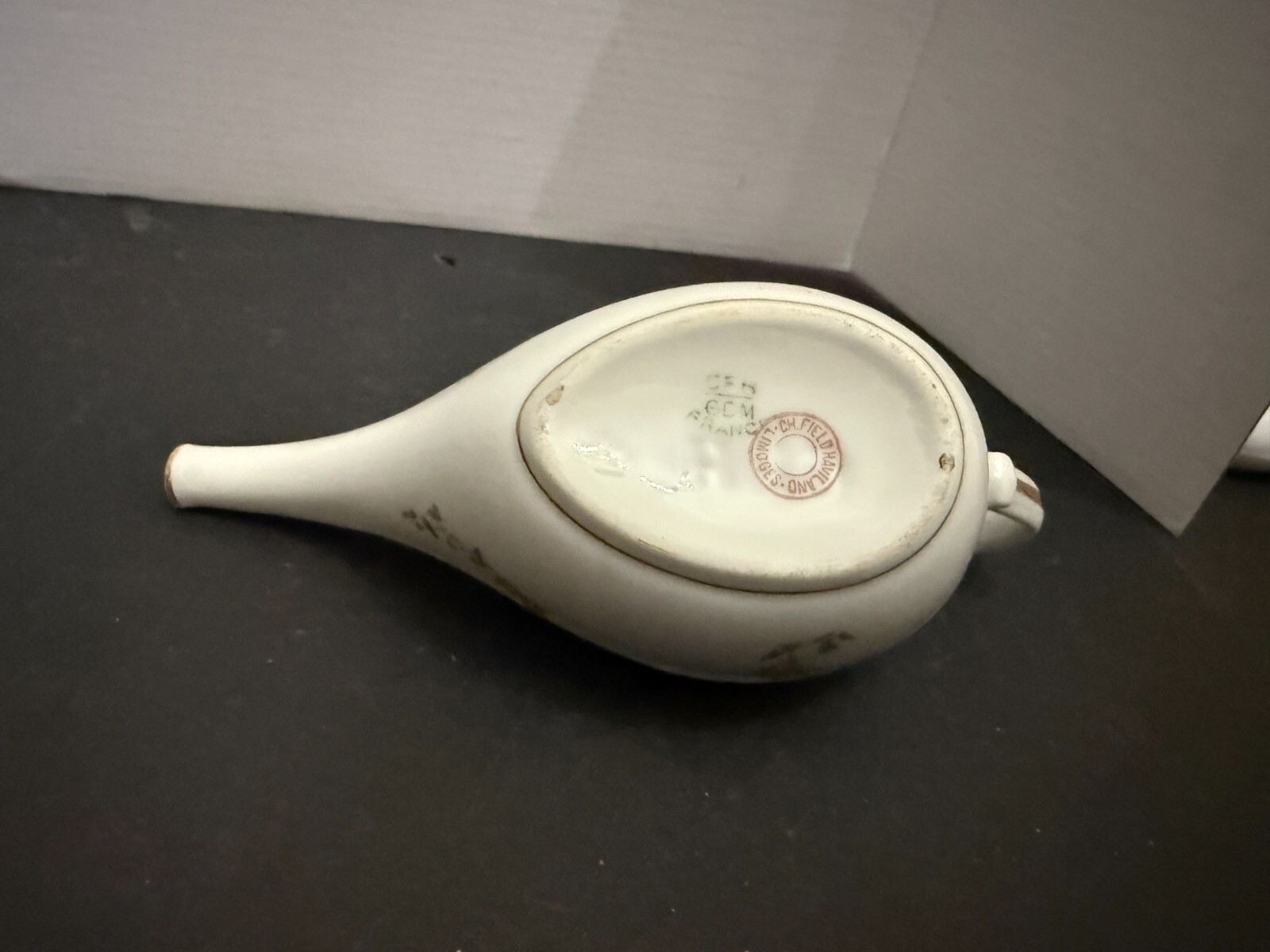 Antique Ch. Field Haviland Limoges Porcelain Invalid Feeder
