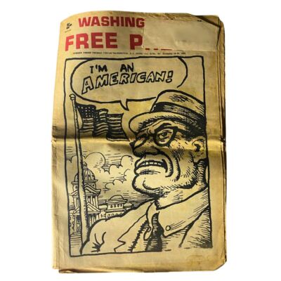 VTG Washington Free Press Newspaper November 16-30 1968 Vol 2 No. 44 GD Interior