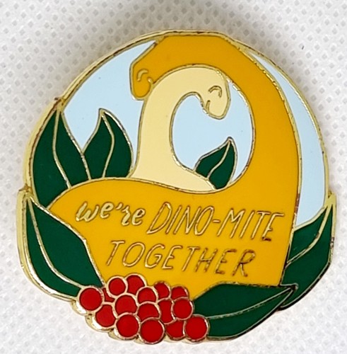 Erstwilder We're Dino-mite Together Dinosaur Enamel Pin