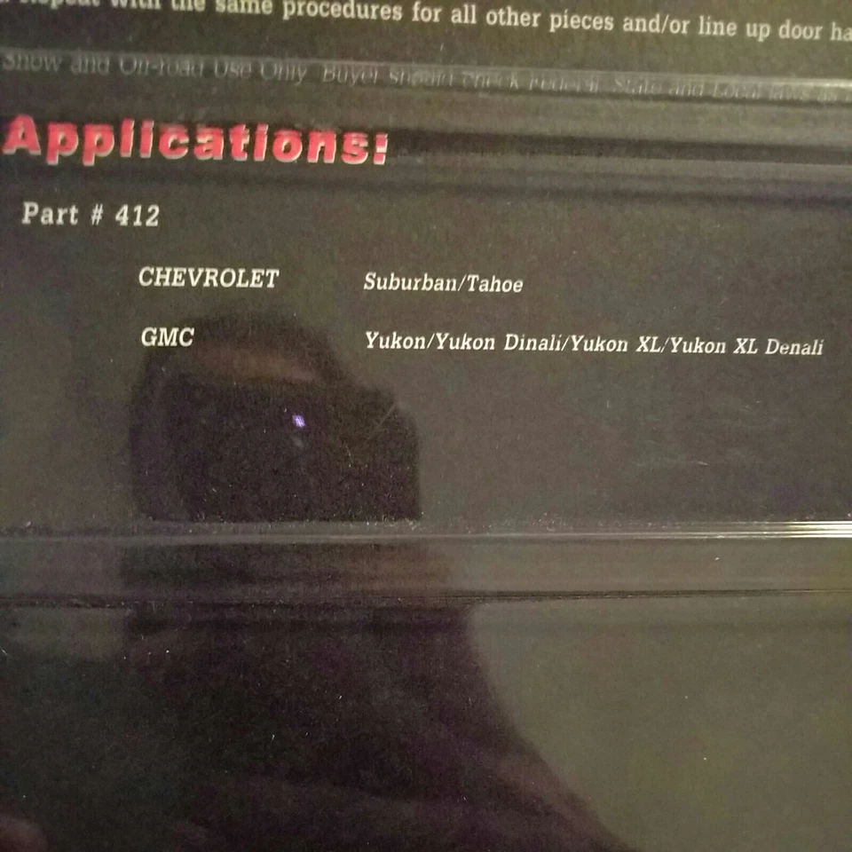 Manija de puerta trasera cromada para Chevrolet Suburban/Tahoe o GMC Yukon 2000-2003 Foto 3 de 4