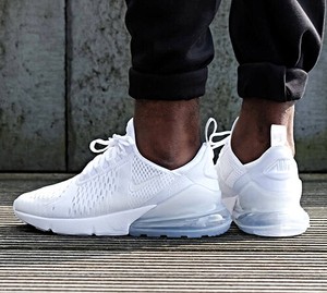 mens nike air max 270 triple white