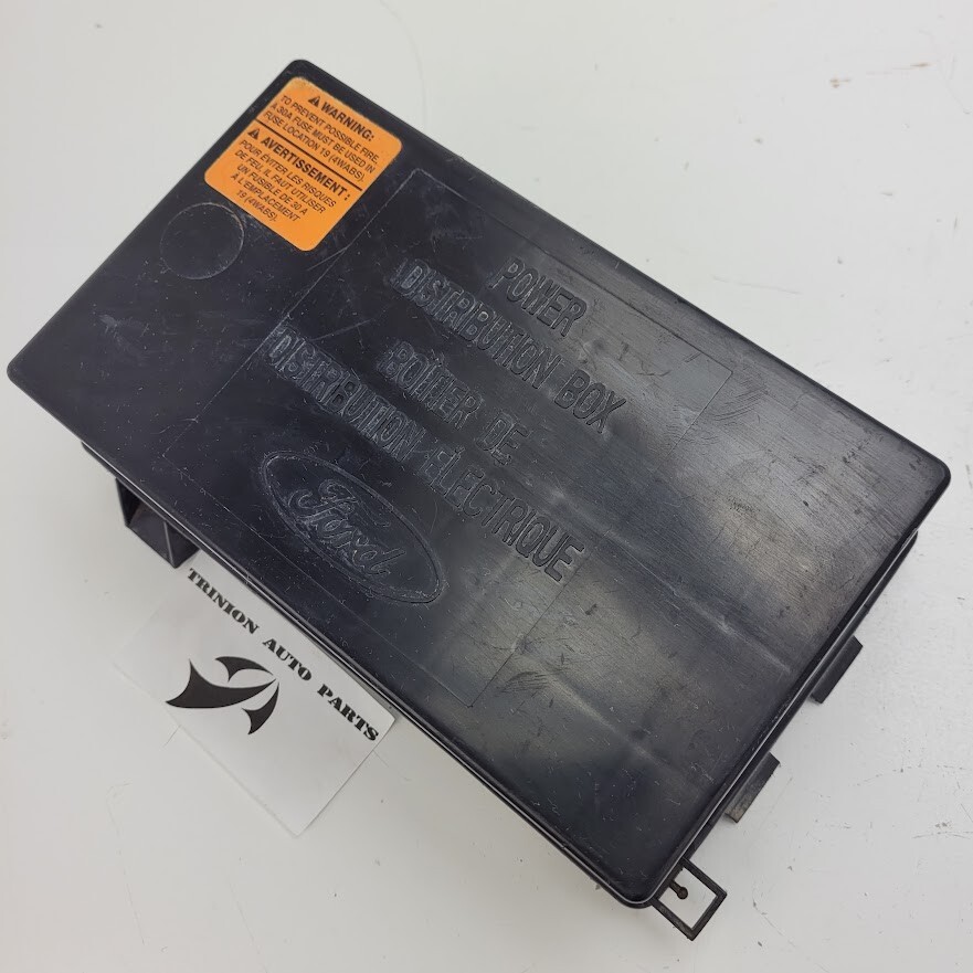 1997-2003 Ford Econoline Van Wagon Under Hood Fuse Relay Box Cover Black