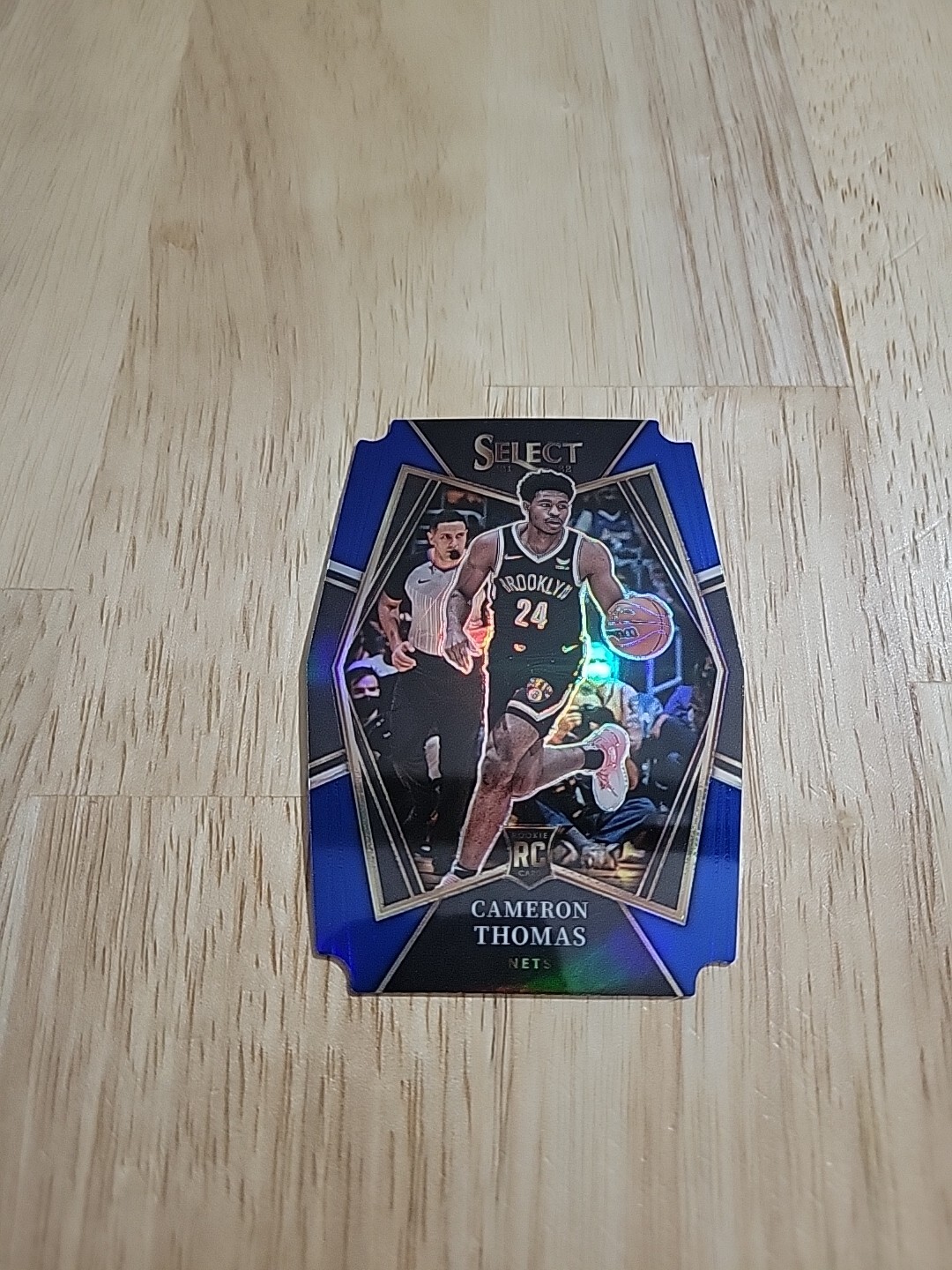 2021-22 Select CAMERON THOMAS Blue Prizm Die-Cut /249 #126 Premier Level Rookie