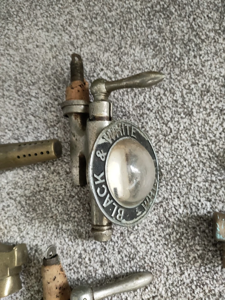 Vintage Brass Keg / Beer Barrel Tap Spigot x27 black white whiskey racco London  - Image 2 of 4