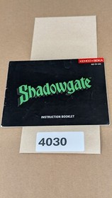 Shadowgate - Nintendo NES- Manual Only **NO GAME!