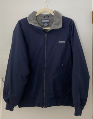 Lands End Men's Classic Squall Jacket, Med Reg, Navy, Vintage, Polartec NWOT