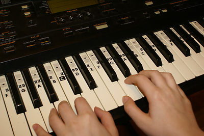 Piano Klavier Keyboard Musik Note Aufkleber Stickers (alle ...