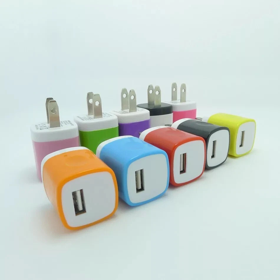  LOTE10 USB Cargador de Pared Enchufe Hogar Adaptador de Corriente PARA iPhone Samsung Universal Foto 2 de 2