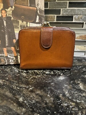 未使用✨Vintage COACH Leather bifold wallet Coach Vintage Continental Leather Wallet Bifold Framed Kisslock