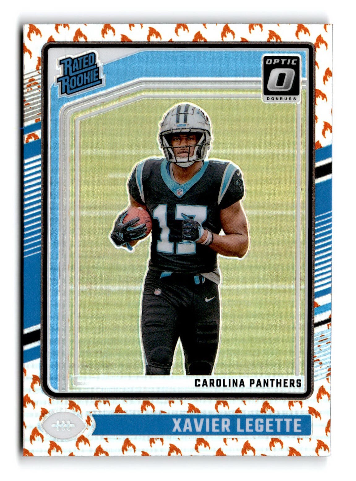 2024 Panini Donruss Optic  Xavier Legette  Fire Emoji #299