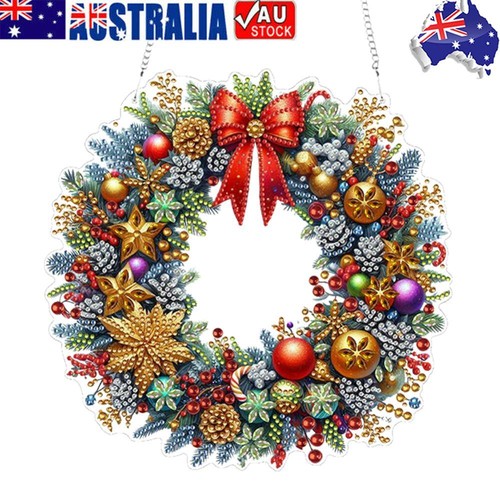 Cross shape christmas wreath