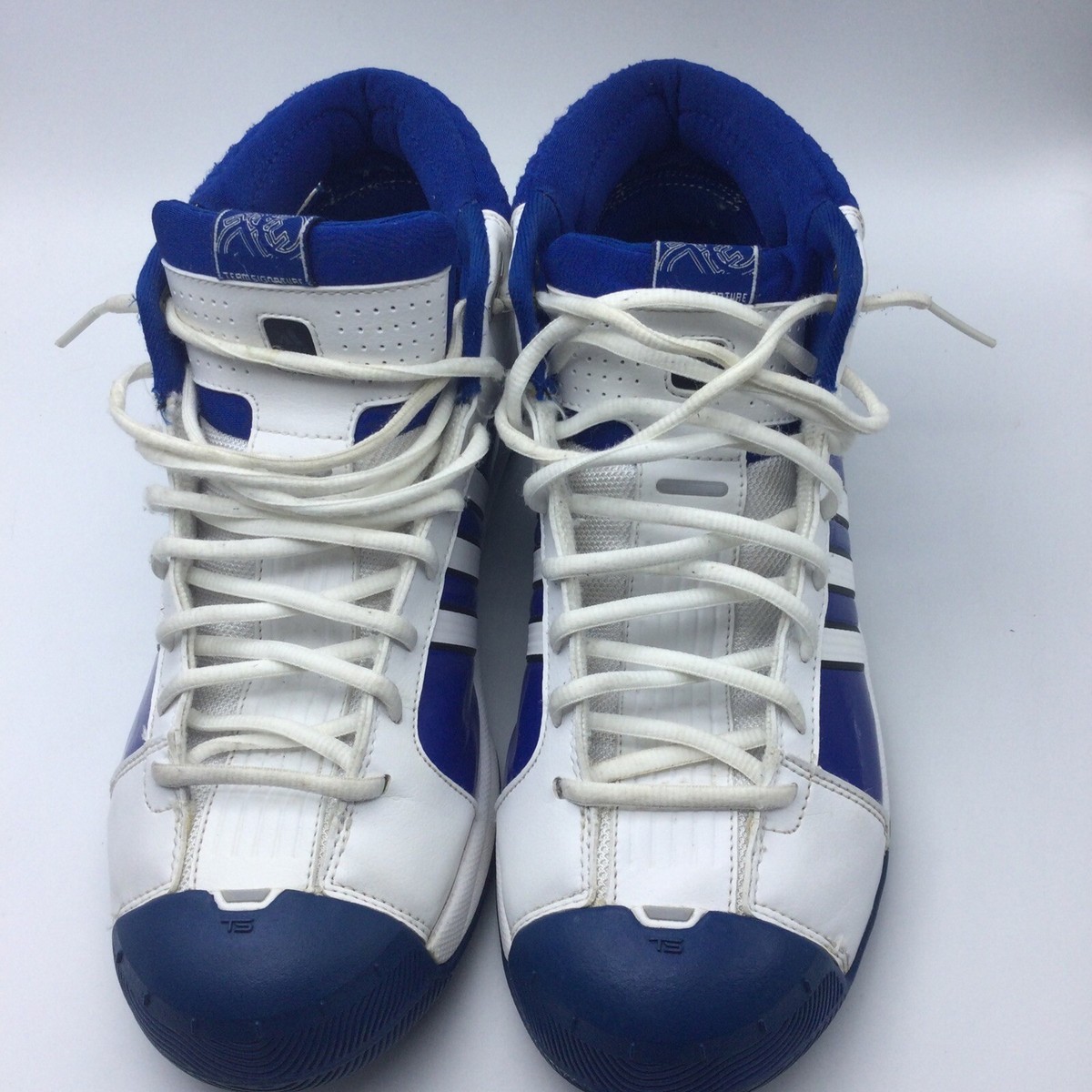 Adidas TS Team Signature Basketball Shoes Blue White Yellow Mens Sneakers $_57.JPG?set_id=880000500F main image 2