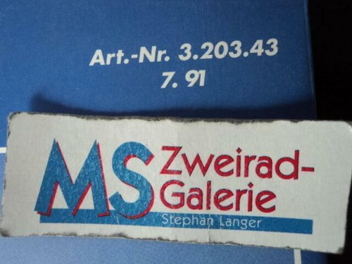 KTM 125 MX DXC EXC EGS Ersatzteilkatalog part list Fahrgestell Chassis 1992 - Picture 3 of 3