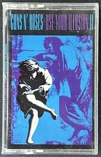 Guns n' Roses Use Your Illusion II Cassette Tape 1991 Tested VG Hard Rock Metal
