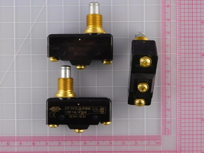 Lot of 6 HONEYWELL BM-2RQ66 Basic Switch, Standard Premium, Straight Plunger 15A