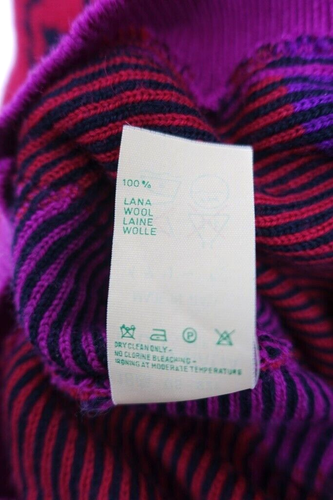 1990s GIANNI VERSACE color block wool sweater size 50 IV - Picture 8 of 8