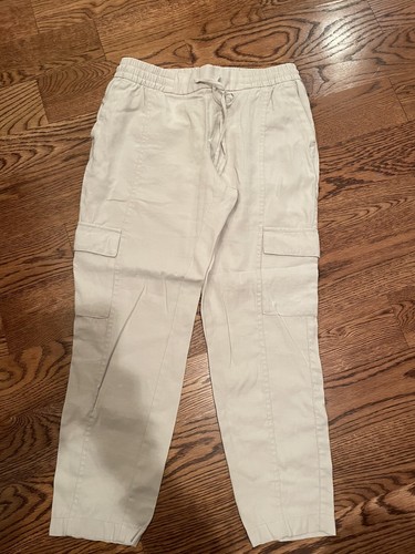 Old Navy Womens White Joggers Size 