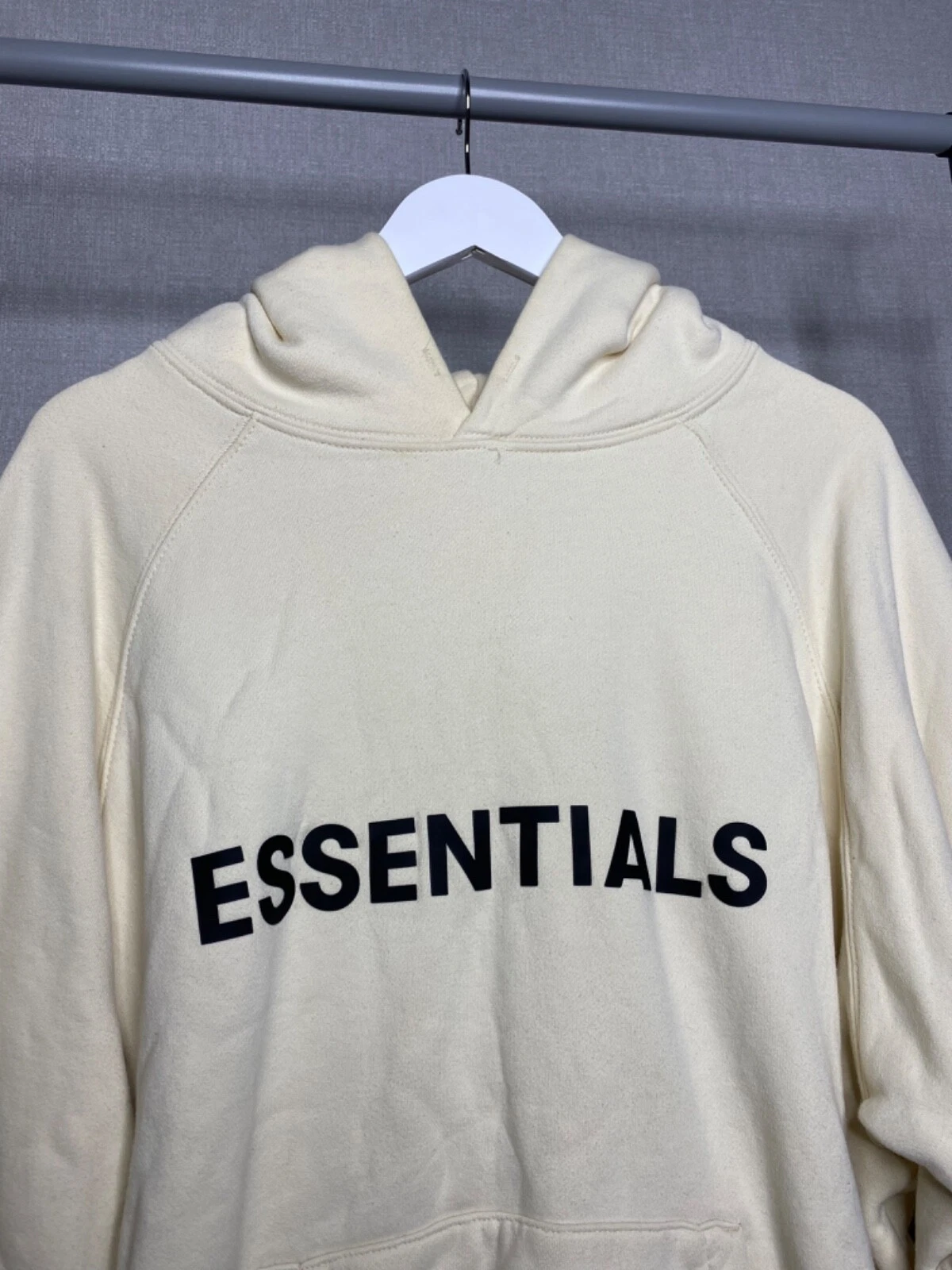 Felpa con cappuccio Essentials Fear Of Gods taglia S beige oversize