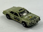 Vintage Hot Wheels 1977 POLICE STAR TAXI CAB Color Changer Car Malaysia   GA